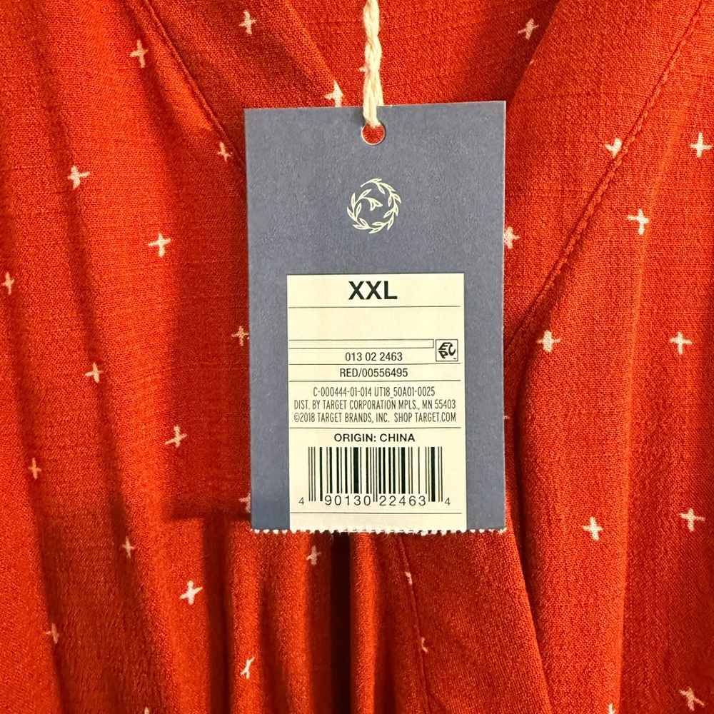 Universal Thread Rust Red Sleeveless Wrap Blouse … - image 4